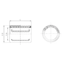 KH 4060 PP linearni ležaj, dimenzije 40x52x60 mm -2 | Tuli.hr