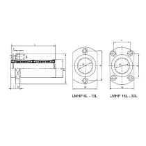 ECONOMY linearni ležaj LMHP 30 LUU, dimenzije 30x45x123 mm -2 | Tuli.hr