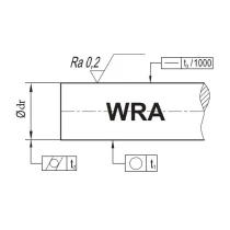 WRA30/h6 nehrđajuća okrugla linearna vodilica -2 | Tuli.hr